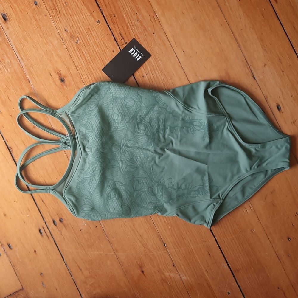 Bloch Lace Print Double Strap Cami Leotard